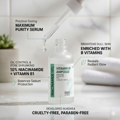 Picture of Tenzero Niacinamide 10% Vitamin B1 Ampoule – 50ml -Korean
