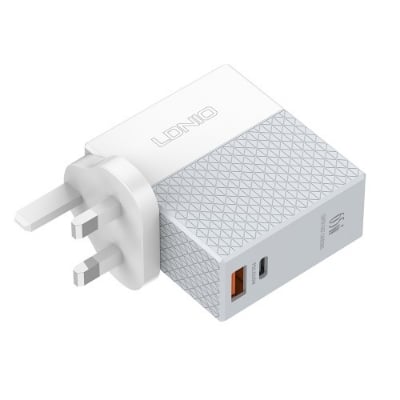Picture of LDNIO A2620C Charger (USB A + Type C Charging Port) 65 W PD Mini Quick Charger

