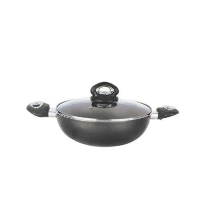 Picture of Non-Stick Korai With Cover â€“ Black