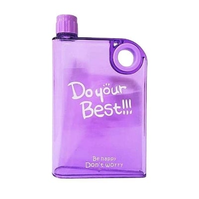 Picture of Notebook Water Bottle - 380ml - Purple