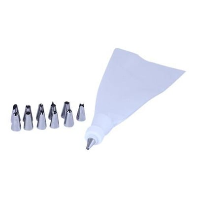 Picture of Steel 15pcs Baking Icing Set - Silver