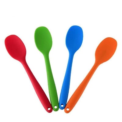 Picture of Universal Heat Resistant Integrate Handle Silicone Spoon Kitchen Tool Utensil