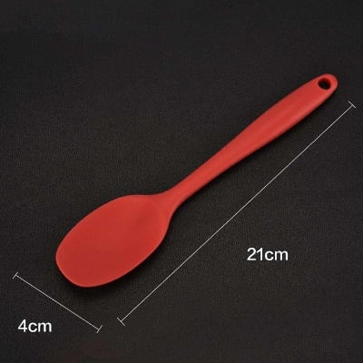Picture of Universal Heat Resistant Integrate Handle Silicone Spoon Kitchen Tool Utensil