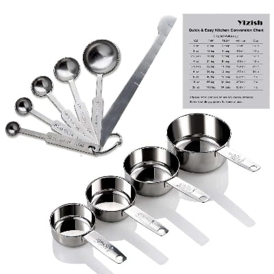 Picture of Stainless Steel Measuring Cups and Spoons