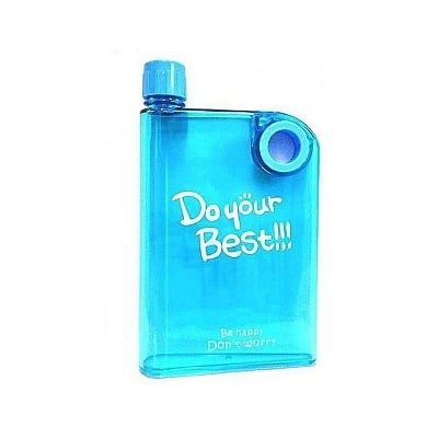Picture of Notebook Transparent Water Bottle - 380ml - Blue