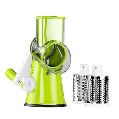 Picture of Round Mandoline Slicer Vegetable Cutter - Lime