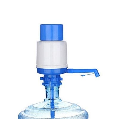 Picture of Manual Drinking Water Pump Dispenser - White and Blue