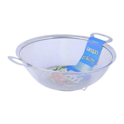 Picture of Steel Rice Filter (Chakni) 28cm - Silver