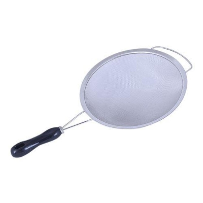 Picture of Steel Noodles Filter (Chakni) 25cm - Silver and Black