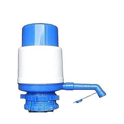 Picture of Manual Drinking Water Pump Dispenser - White and Blue