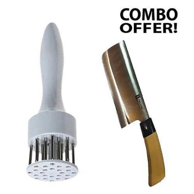 Picture of Combo of Meat Tenderizer and Meat Cutter Knife