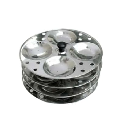 Picture of Large Iddli Stand - Silver