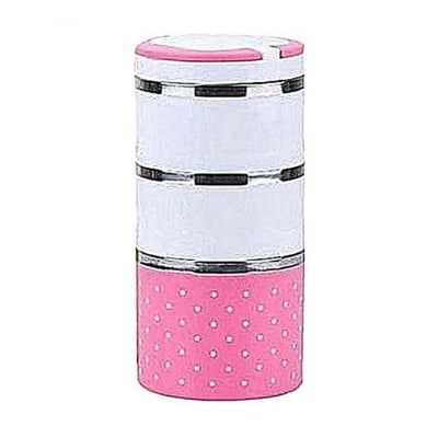 Picture of 3 Layer Lunch Box Set - Pink