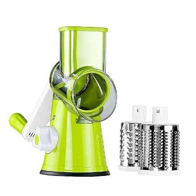 Picture of Round Mandoline Slicer Vegetable Cutter - Lime