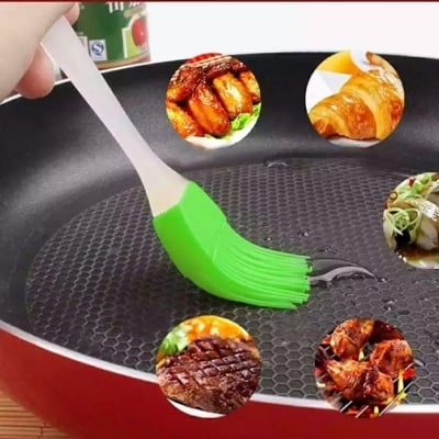 Picture of 1 brush silicone cleaner kitchen wash tool bread baking tool oil tool bathroom brush color sent by random baking brush