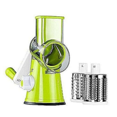Picture of Round Mandoline Slicer Vegetable Cutter - Lime