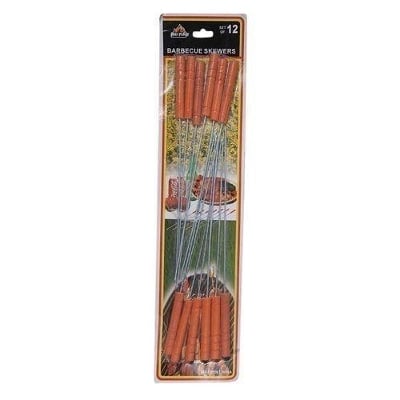 Picture of BBQ Grill Sticks 12 Pieces - Brown