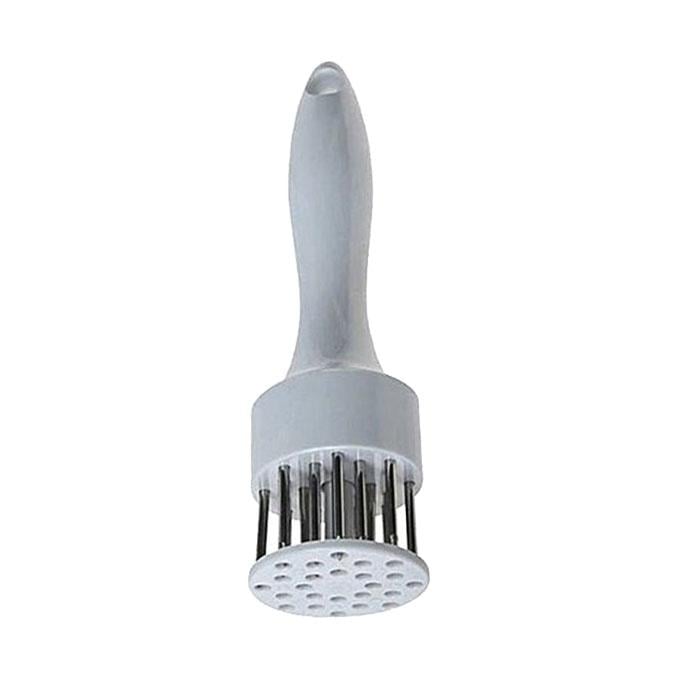 Picture of Kitchen Knife and Meat Tenderizer and Meat Hammer Combo - White and Silver
