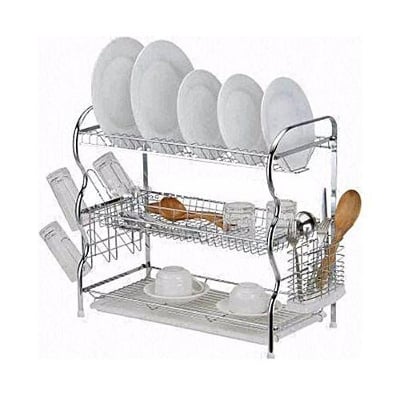 Picture of 3 Layer Dish Drainer - Silver