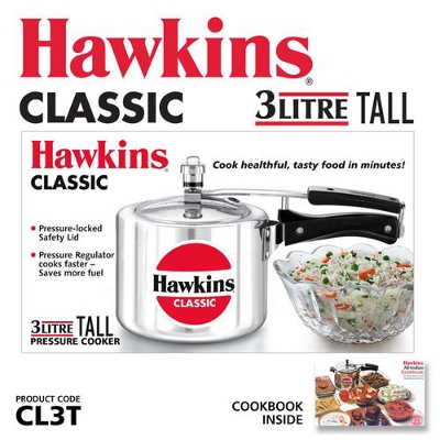 Picture of Hawkins Classic 3 L Pressure Cooker (Aluminium)