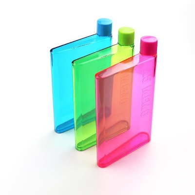 Picture of Notebook Water Bottle - 380ml - Transparent