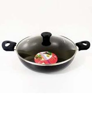 Picture of Kiam Non Stick Karai With Glass Lid 24CM