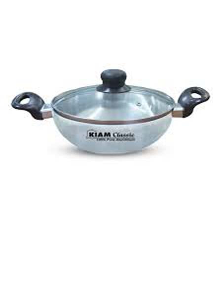 Picture of KIAM Aluminium Korai With Glass Lid 30cm