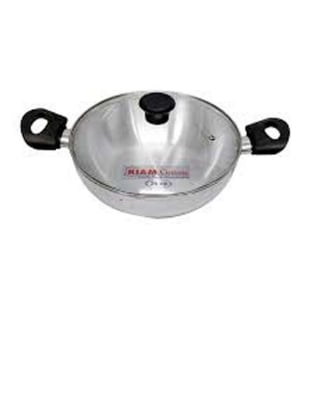 Picture of KIAM Aluminium Korai With Glass Lid 28cm