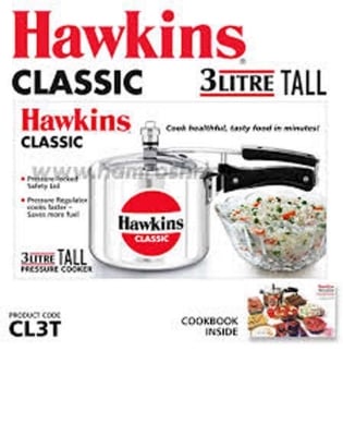 Picture of Hawkins Classic Pressure Cooker 3 Ltr (Aluminium)
