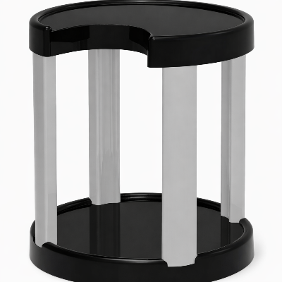Picture of Round Filter Stand 2 Step-Black