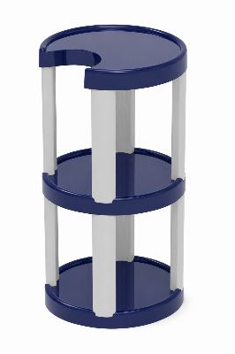 Picture of Round Filter Stand 3 Step-Dark Blue