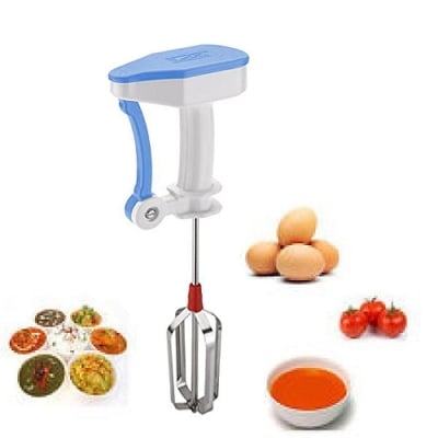 Picture of Power-free Hand Blender and Beater with High Speed Operation (Multicolour)