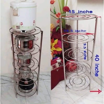 Picture of 5 Layer Kitchen Pot and Pan Rack Organizer