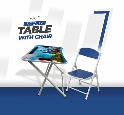 Picture of Folding Kids Study Table with chair