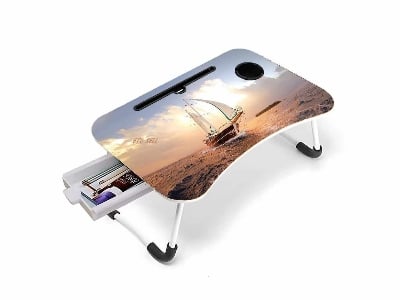 Picture of most unique Best Premium Quality - Foldable And Portable Multi-Favorable Laptop Table Stand-Study Table-Bed Table - Signifying Quality