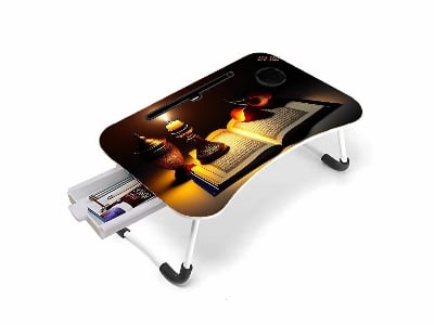 Picture of most unique Best Premium Quality - Foldable And Portable Multi-Favorable Laptop Table Stand-Study Table-Bed Table - Signifying Quality