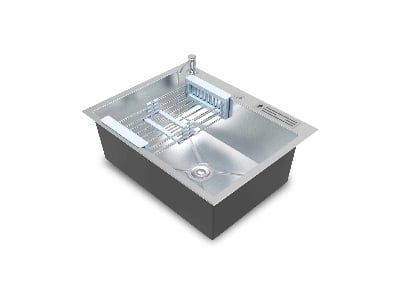 Buy RFL HAND CRAFTED DEEP KITCHEN SINK 20"x16"