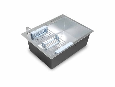 Buy RFL  HAND CRAFTED DEEP  KITCHEN SINK  24"x18"