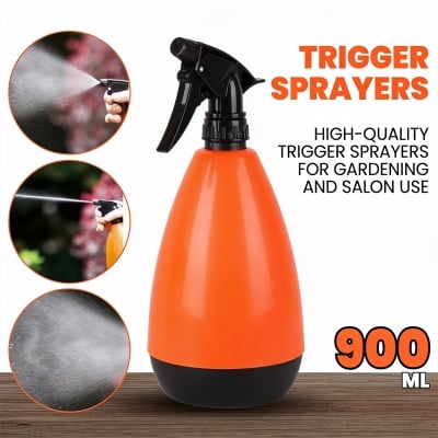 Picture of 1PC Spray Nozzle Trigger With Bottle And Sprayer Chemical Resistant (900ML-Multicolor)