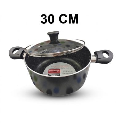 Picture of Prestiege INDUCTION Casserole/ SOS Pan with Glass Cover 22-36 CM (MULTIPLE COLOR) (Grey30)