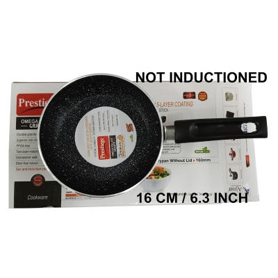 Picture of Prestiege Deluxe Granite Fry pan Size 16CM-28CM (Grey)