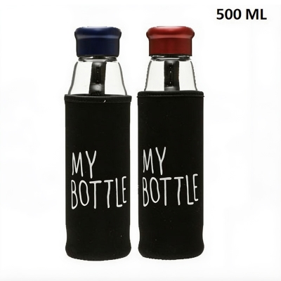 Picture of Jazz Style Water Bottle, Aluminum Cap and Bag (Multicolor500)