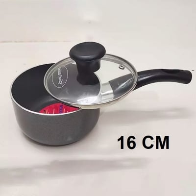 Picture of Kiam Marble Coated Milk Pan With Glass Lid (Multicolor16)