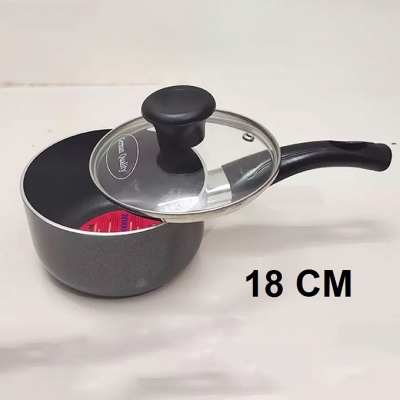 Picture of Kiam Marble Coated Milk Pan With Glass Lid (Multicolor18)