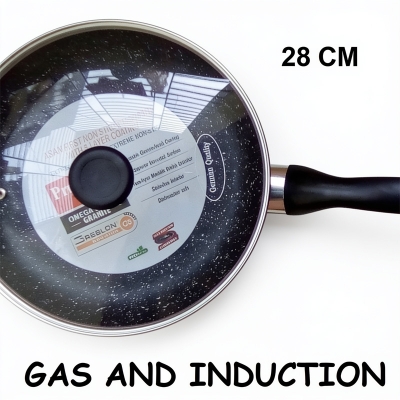 Picture of Prestiege INDUCTION Fry pan Size 28CM (MULTIPLE COLOR) (Multicolor28WITHGL)
