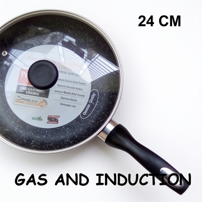 Picture of Prestiege INDUCTION Fry pan Size 24CM (MULTIPLE COLOR) (Multicolor24WITHGL)