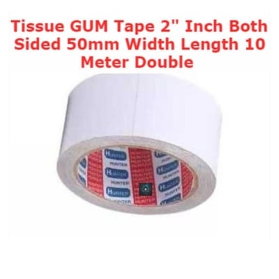 Picture of 1PC Double Sided Gum Tape/Both Side Tape 2 inch 50MM (10METER)