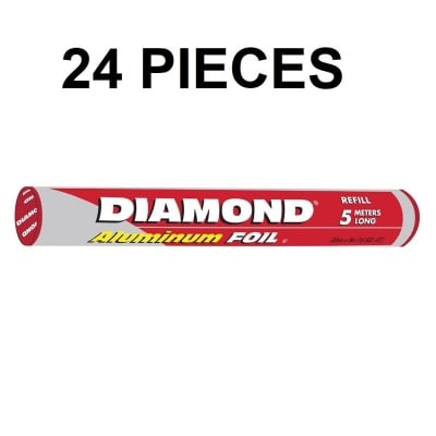 Picture of 5 Meter/ 16 SQFT Aluminum Foil Paper (Multicolor24pcs)