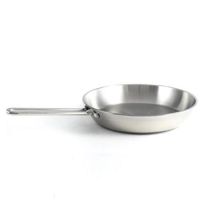 Picture of Stainless Steel Special Frying Pan with SS Handle 304 FOOD GRADE (Silver26CM)