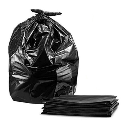 Picture of BLACK Poly Bag / Trash Bag / Garbage Bag / Moyla Felar Bag / Polibag (45 "x 27") (Black100PCS)